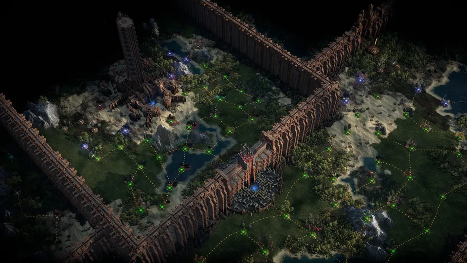 Path of Exile 2 Atlas endgame map overview
